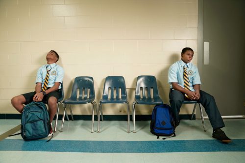 Still from David Makes Man pilot